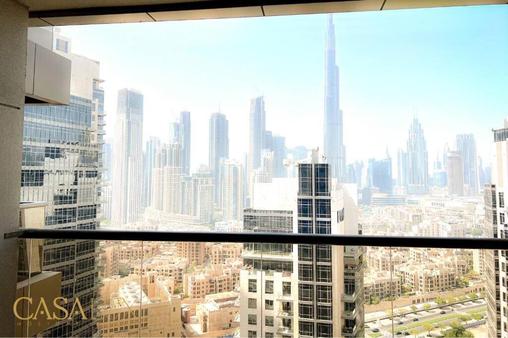 Lovely Big Studio W/ Burj Khalifa View In Downtown ดูไบ ภายนอก รูปภาพ